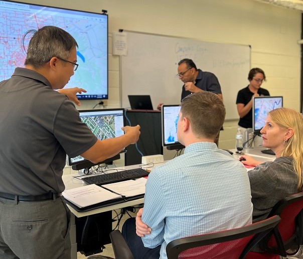 People learning at the workshop